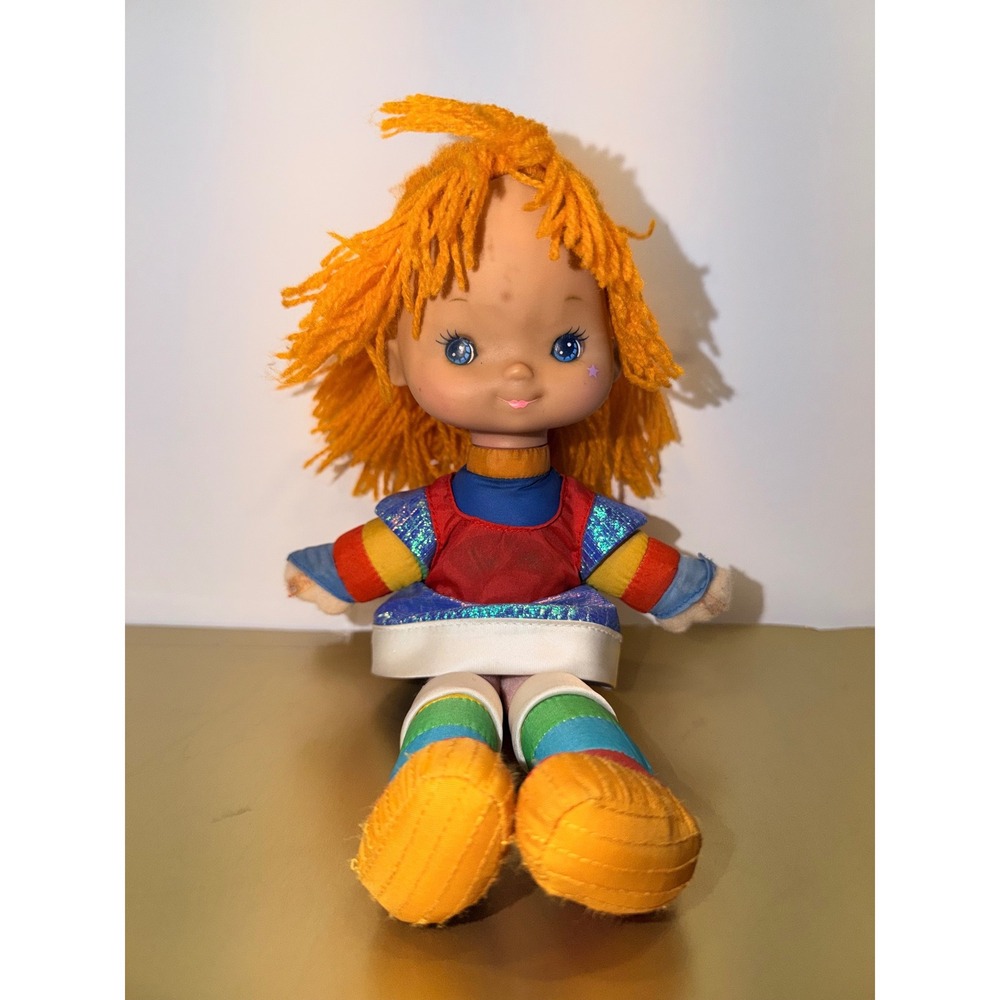 Vintage 1983 Hallmark‎ Rainbow Brite Doll Mattel 10" Orange Yarn Hair Star Cheek